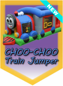 Choo-Choo Train Jumper Inflatable kiddie rental