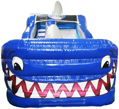 Shark Tank Inflatable Water Slide front view!