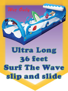 Surf The Wave Slip and Slide - 36 Feet!  