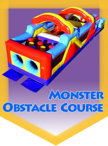 Monster Obstacle Course Inflatable Rental